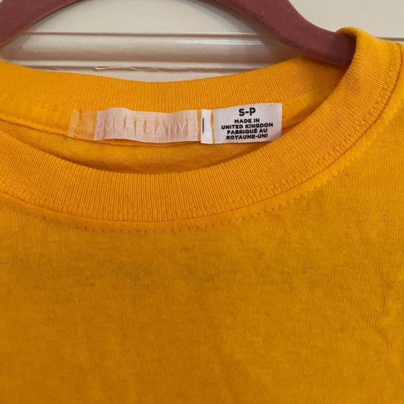 yellow boxy tee - Picture 3 of 3